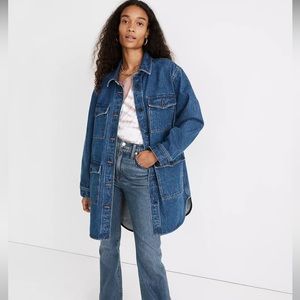 Madewell Denim Oversized Chore Coat Laurelton Wash -XL